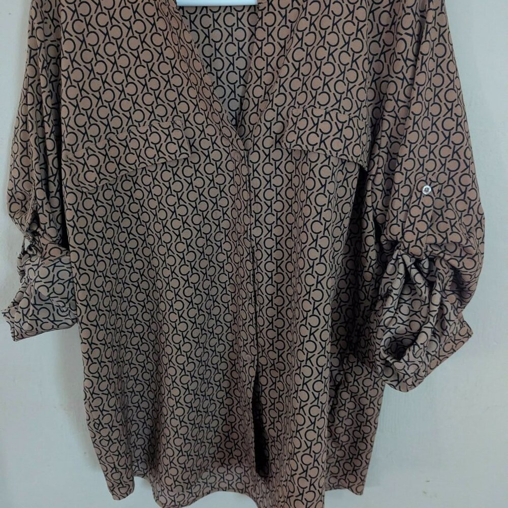 Calvin Klein CK Signature Blouse XL